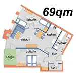 Nordseebrandung A3.3 Διαμέρισμα Κουξχάφεν